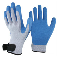 Guantes de trabajo mecánico NMSAFETY guantes recubiertos de látex con hebilla mágica